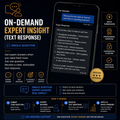 On-Demand Expert Insight (Text Response) — Single Question